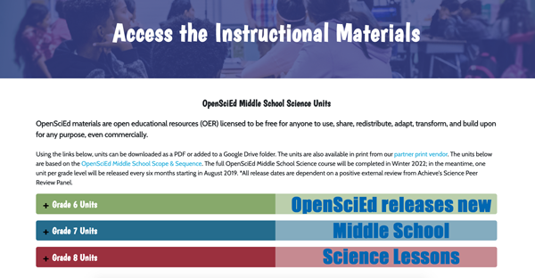 Open Sci Ed new releases