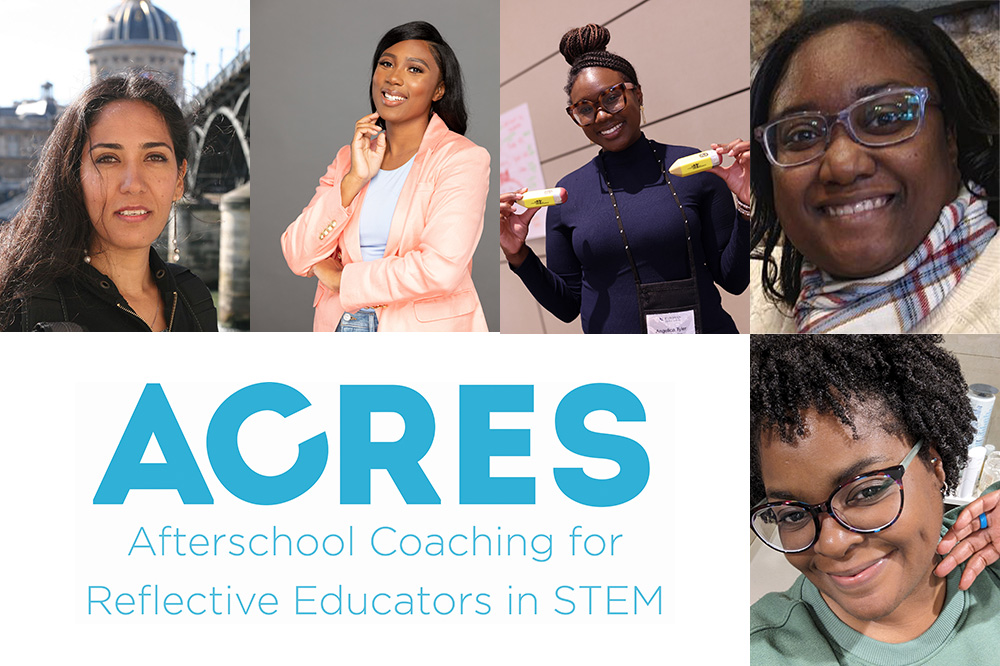 A collage of photos of educators featured in the associated blog post that also includes the ACRES logo.